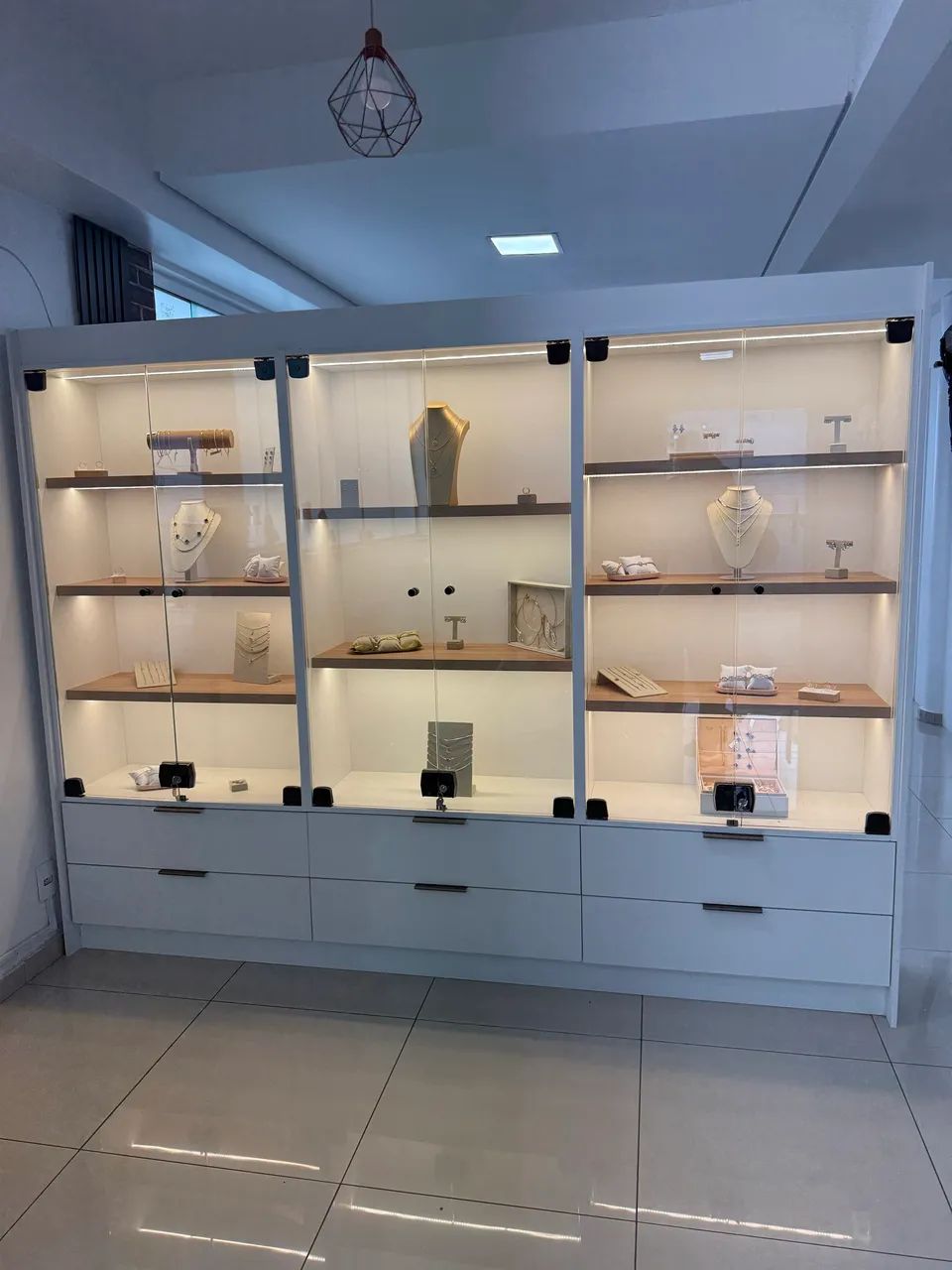 Vitrine Comercial Expositora com LED 