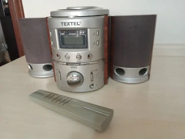 Mini System TEXTEL com controle - Funciona apenas Rádio AM/FM - Foto 5