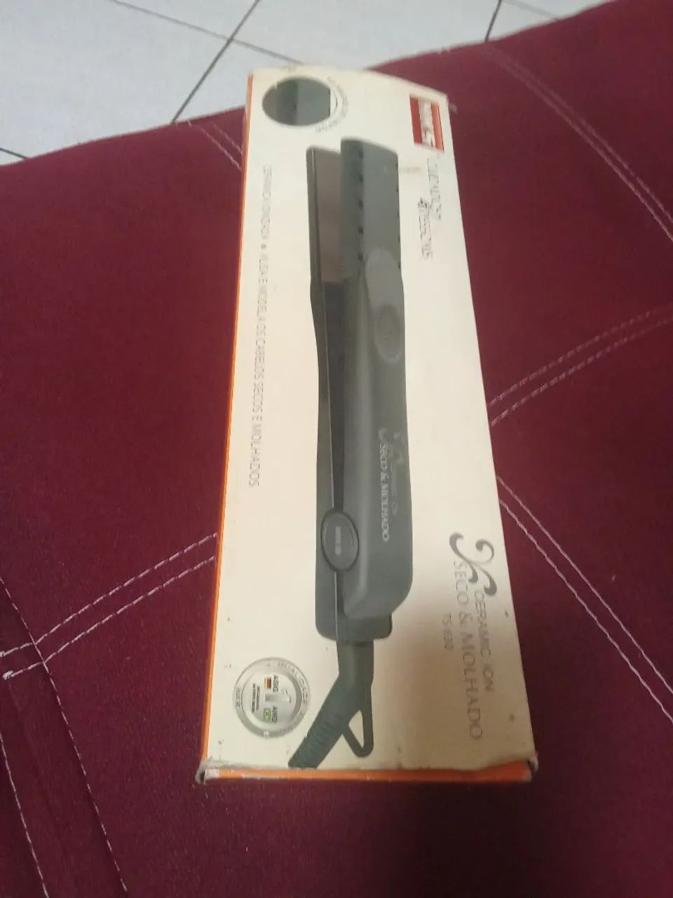Prancha de cabelo, novo?.