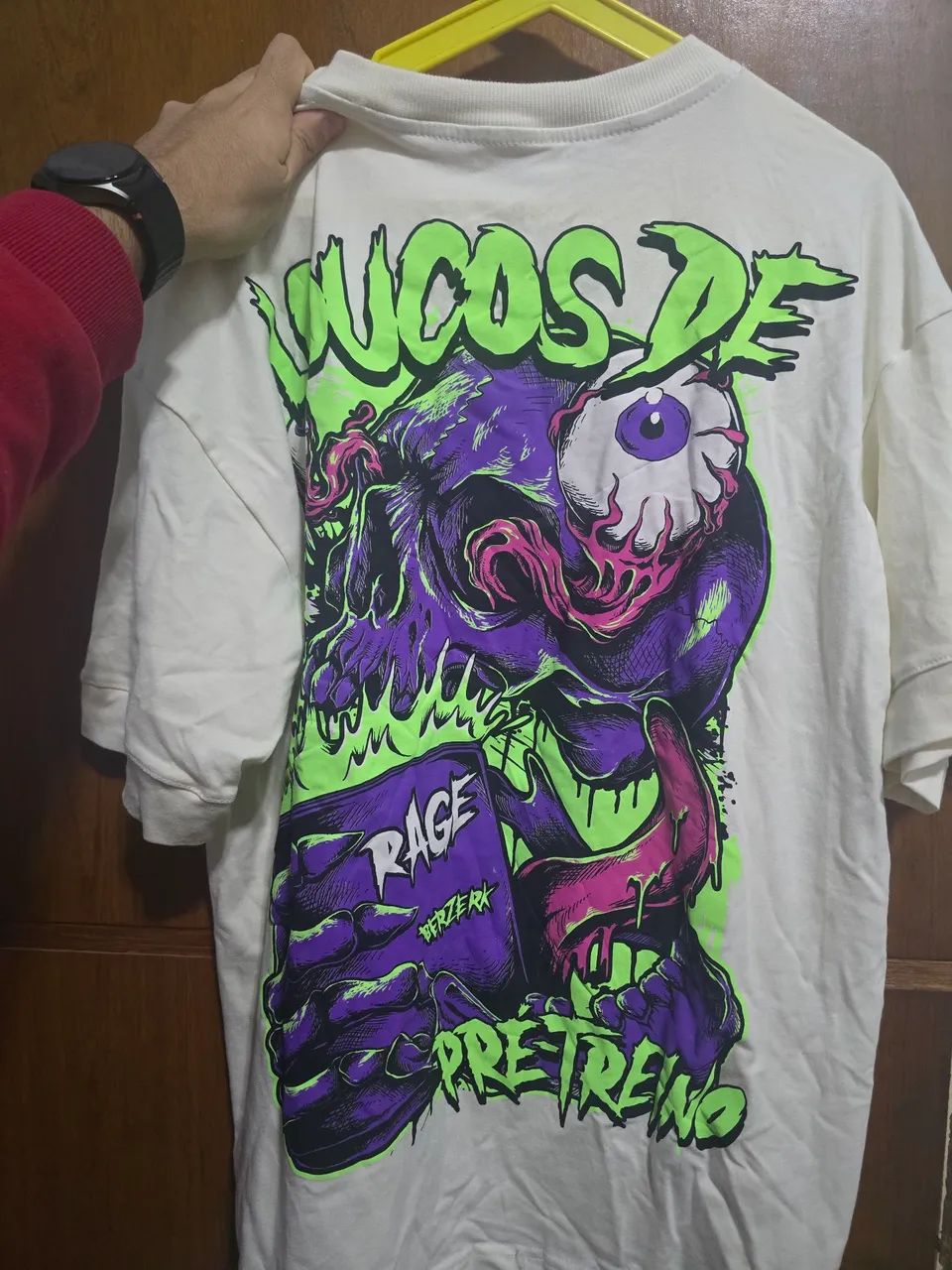 Camiseta oversized berzerk off white p  - Foto 2