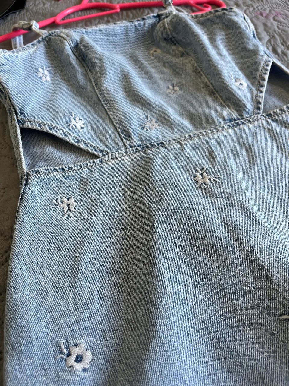 Vestido infantil jeans 