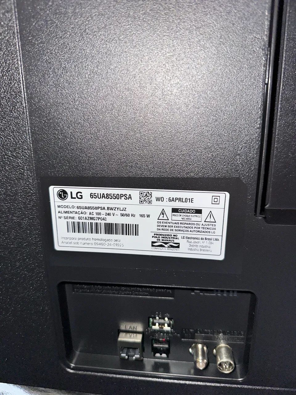 TV SMART LG 65 POLEGADAS (NOVA NA CAIXA, SEM USO MODELO 2026) - Foto 3