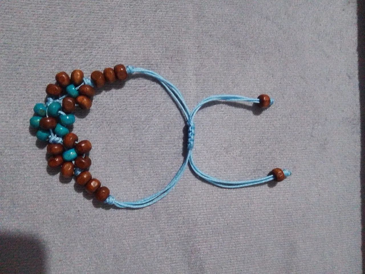 Kit de pulseira e brinco Boho Artesanal  - Foto 4