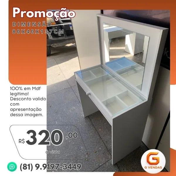 Penteadeira Slim 1GSB - Foto 2