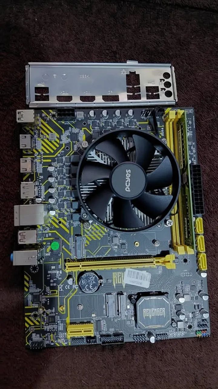 Kit Upgrade, Intel Core I3 14100 + Placa Mãe +8gb Ddr4