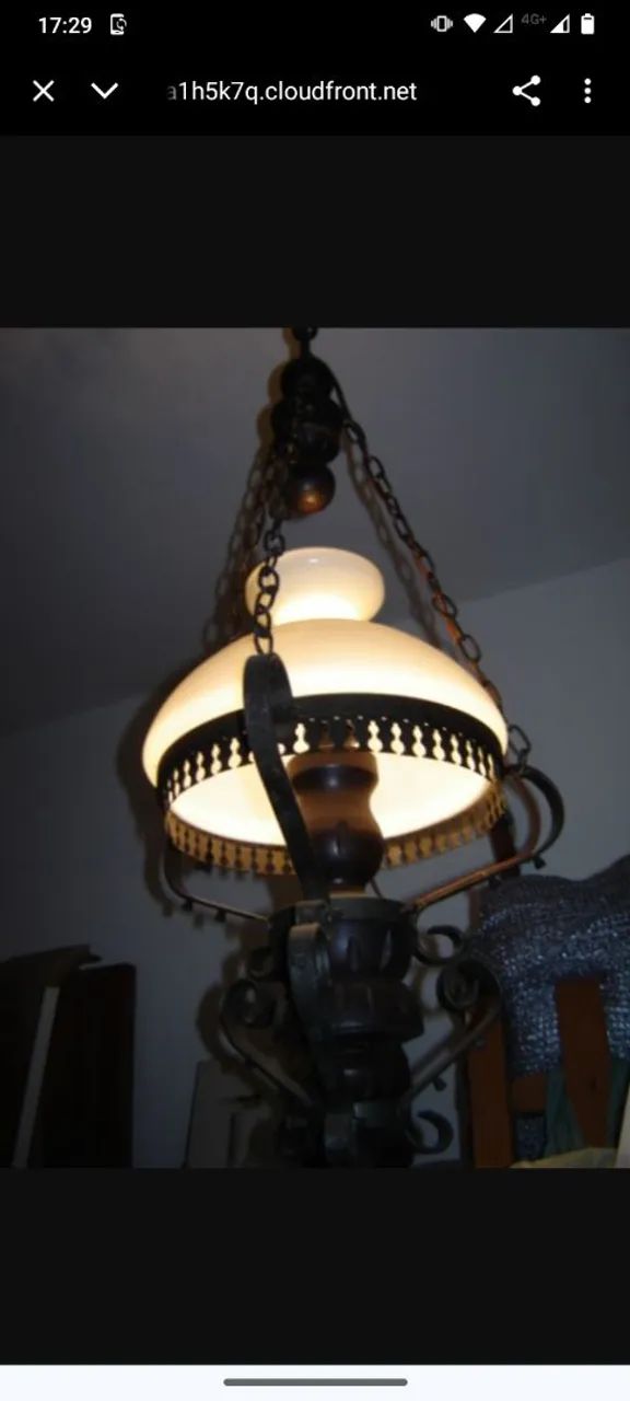 Lustre rústico 