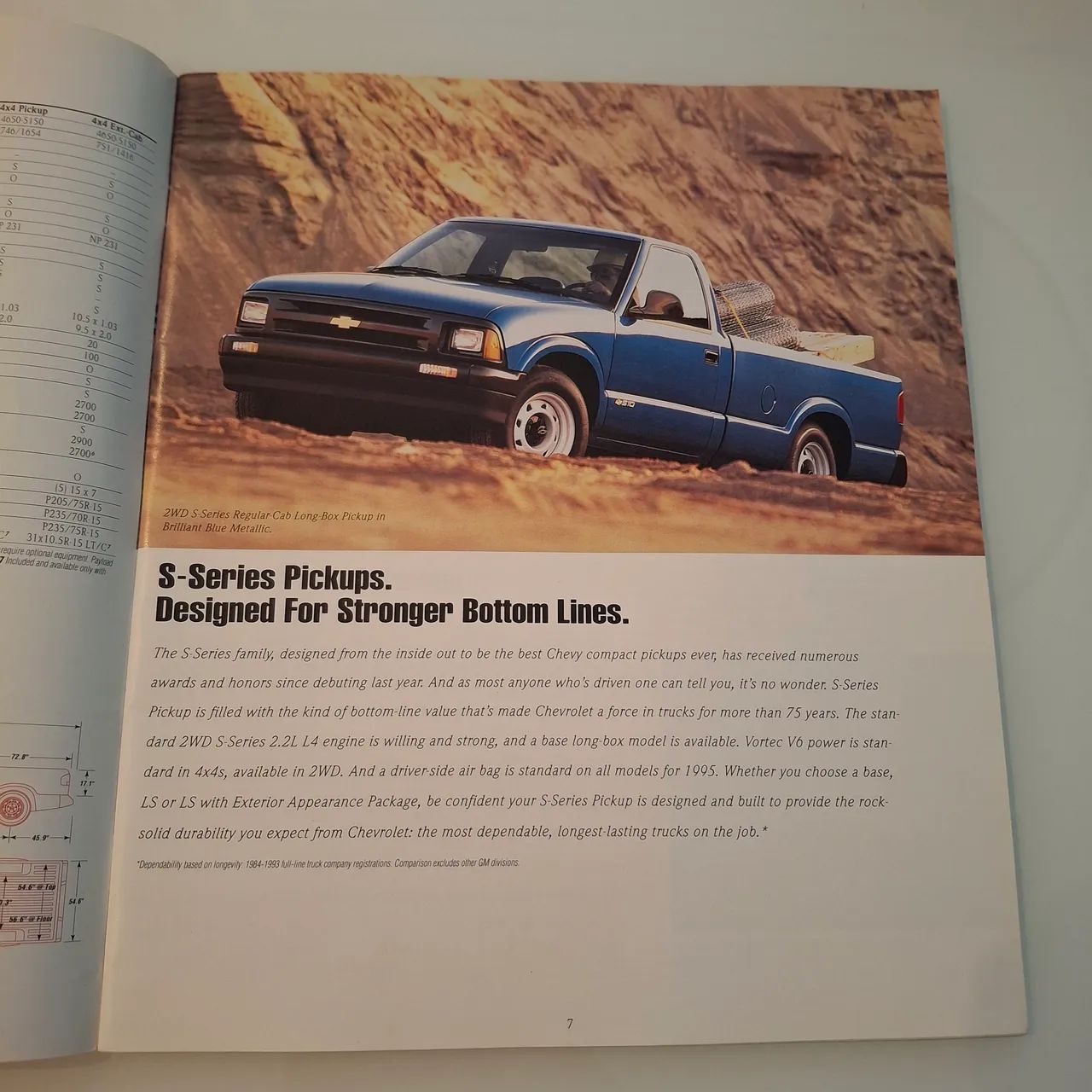 Catálogo americano da linha comercial Chevrolet 1995 - Foto 3