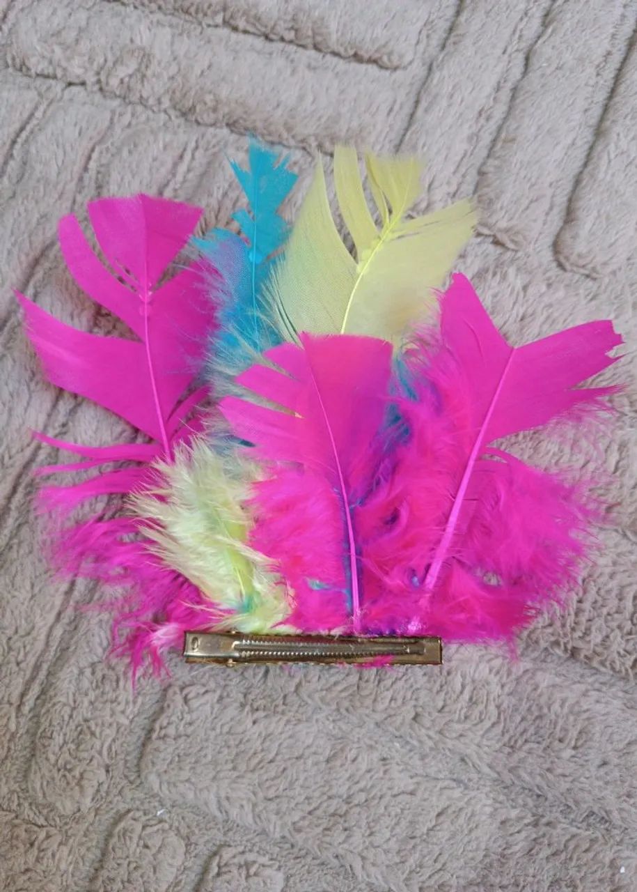 Presilha de carnaval penas - Foto 2