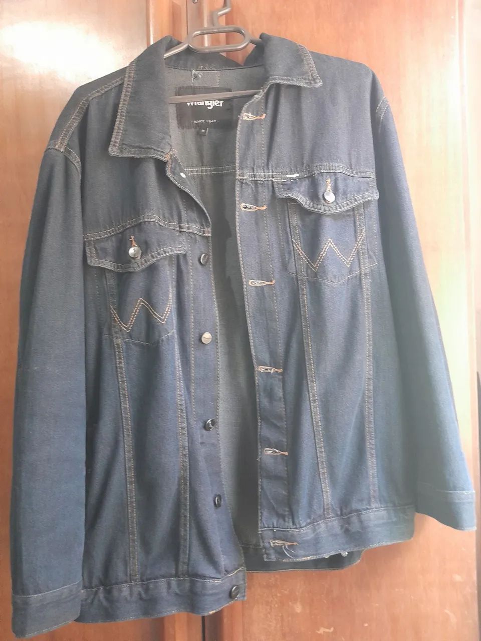 Jaqueta masculina jeans wrangler 