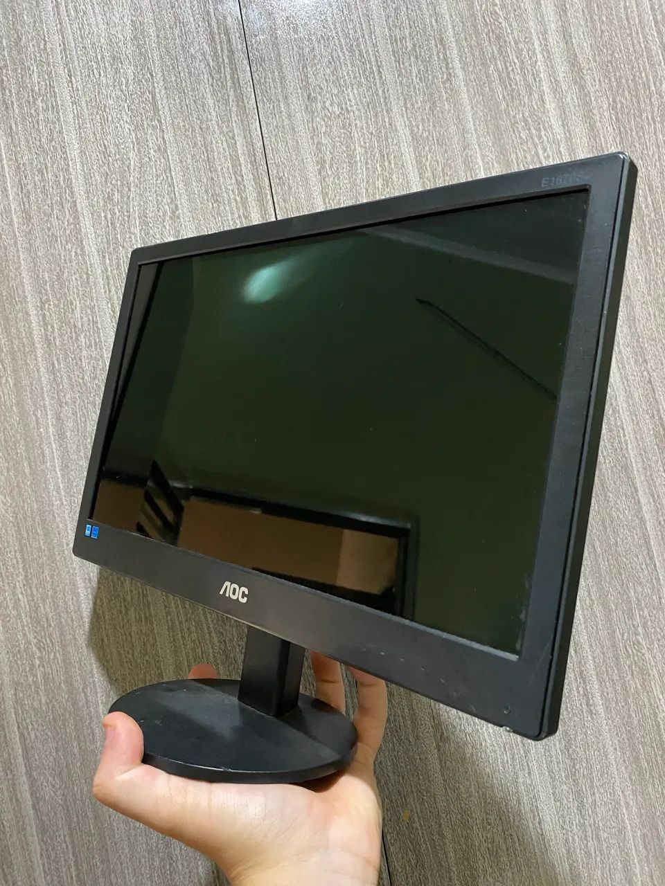 Monitor LED AOC 15.6" E1670Swu - Totalmente Novo - Foto 4