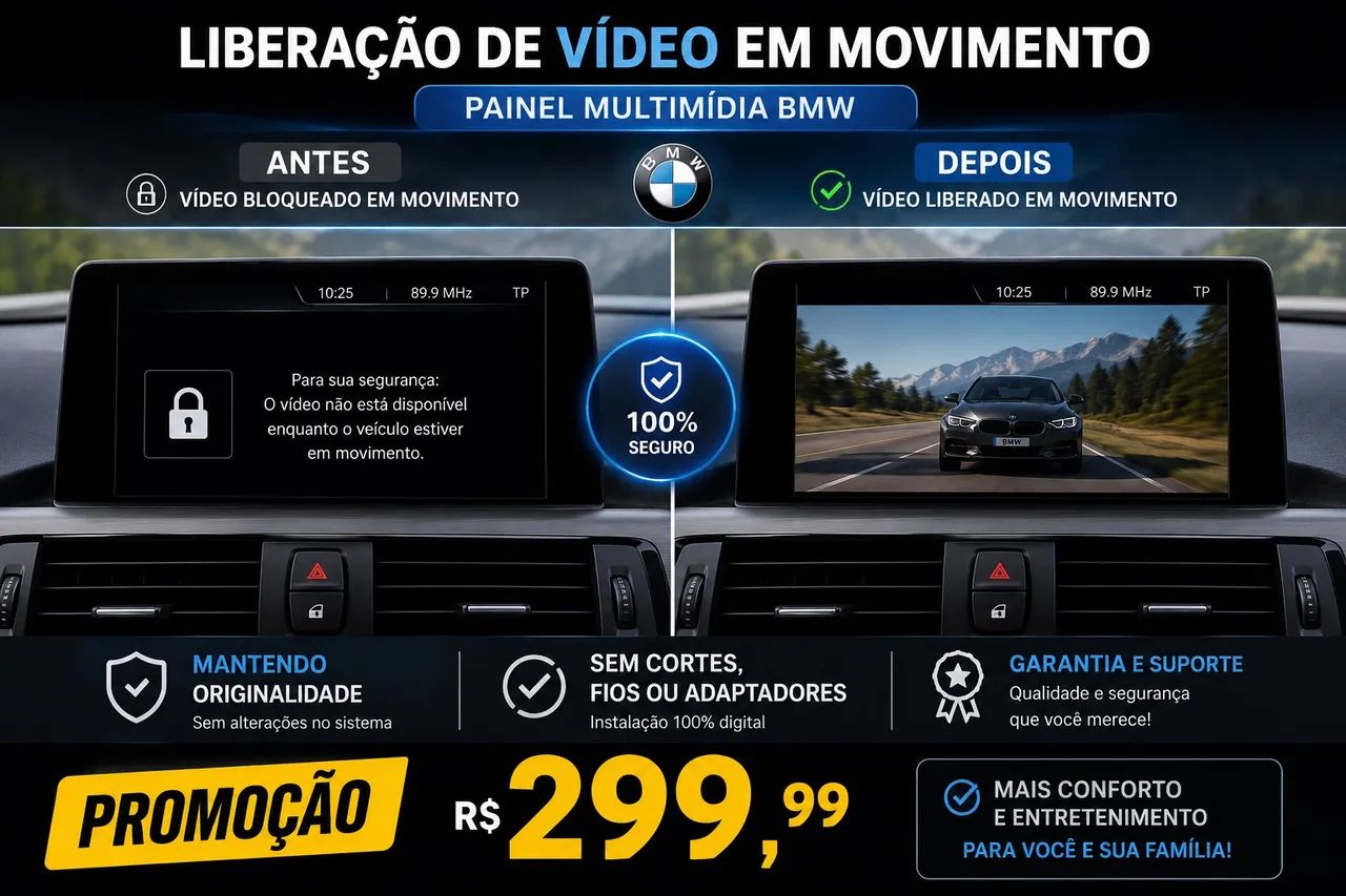 Liberação vídeo em movimento BMW e MINI