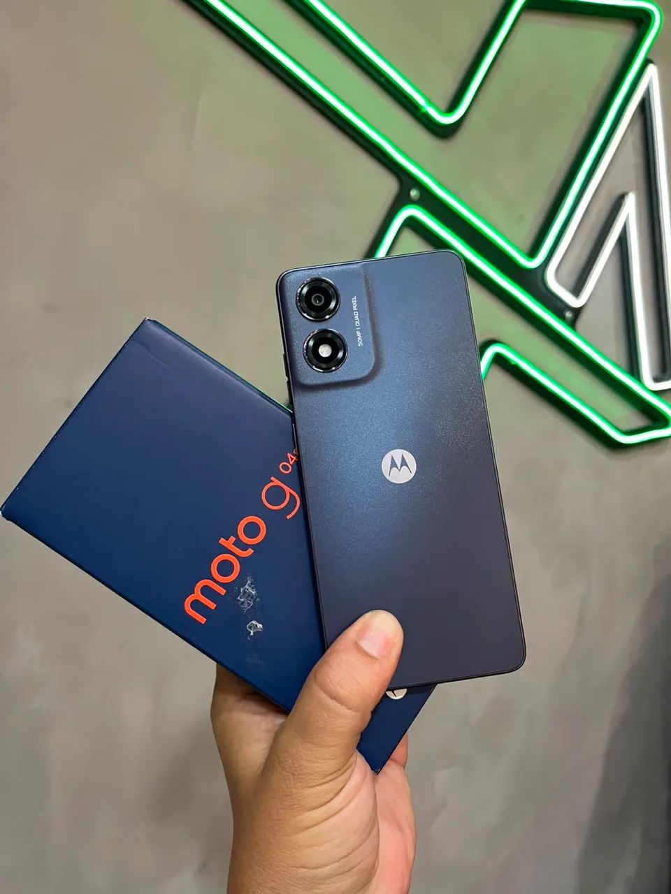 Moto g04s na caixa com garantia - levo até você 