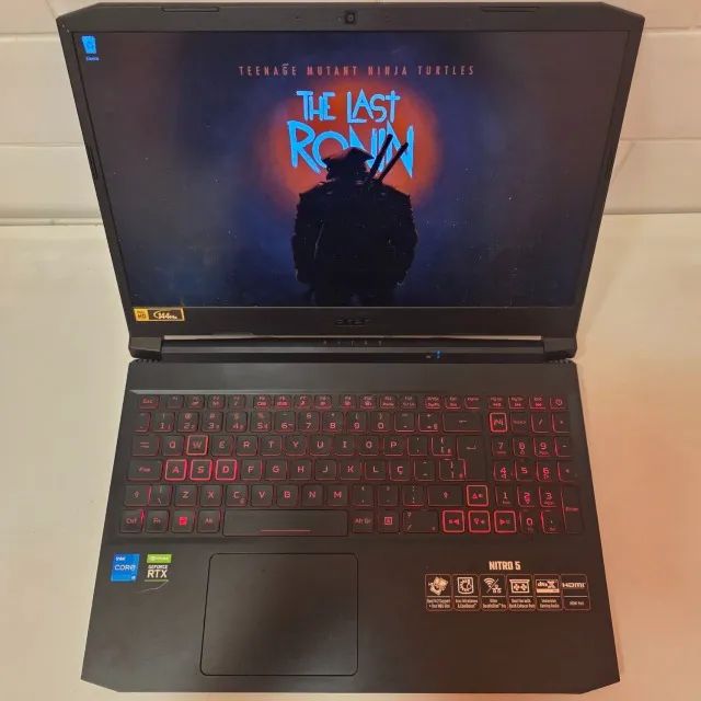 Notebook Acer Nitro 5 i5 11th - 16Gb Ram - RTX 3050 - 512Gb SSD