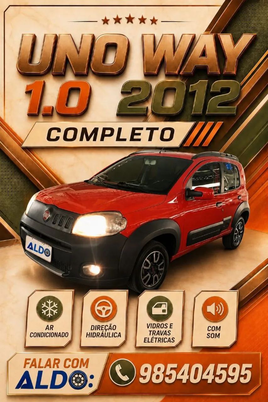 Fiat Uno WAY 1.0 EVO Fire Flex 8V 5P 2012 - Foto 4