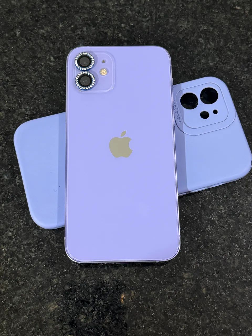 iPhone 12 64gb lilás seminovo nunca aberto, 100% original