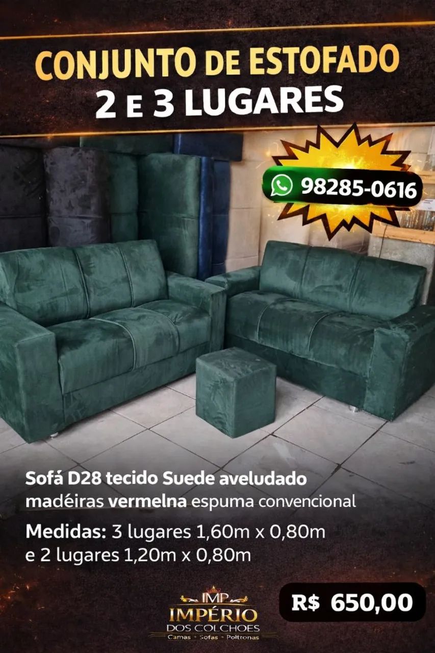 JOGO DE SOFÁ ENTREGA GRÁTIS ? - Foto 4