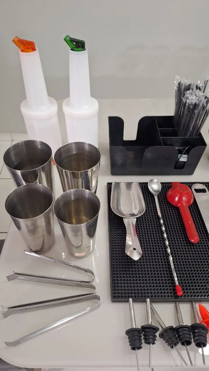 Kit de Coqueteleiras Inox + Acessórios - Foto 3