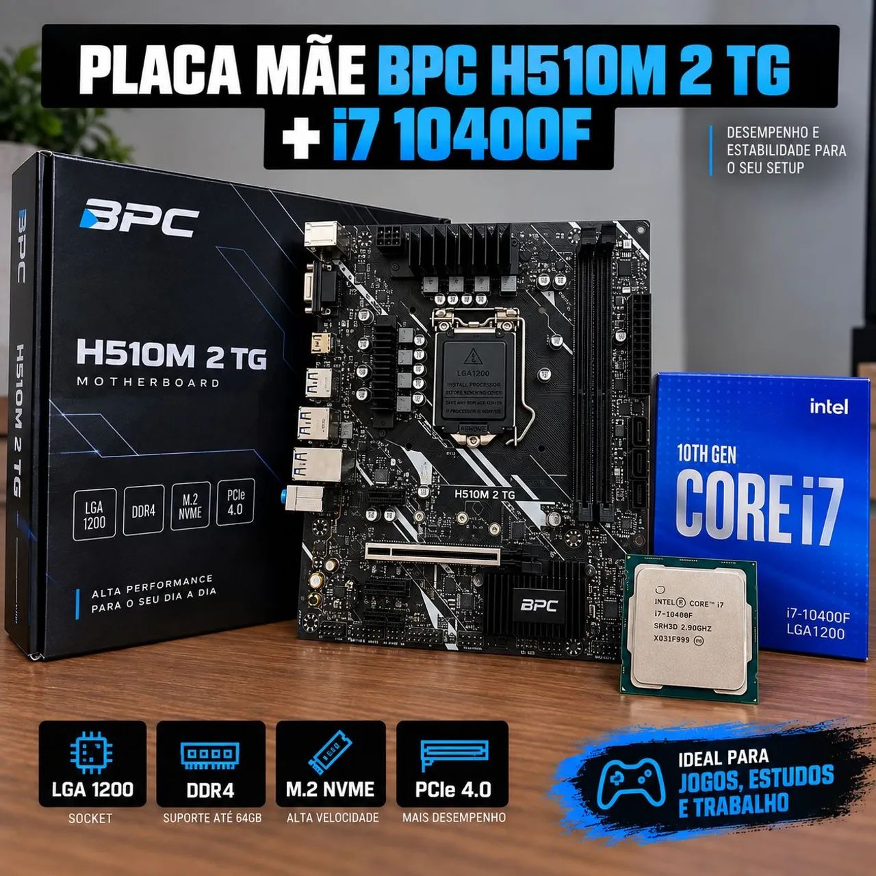 Kit upgrade i7 10 geração 