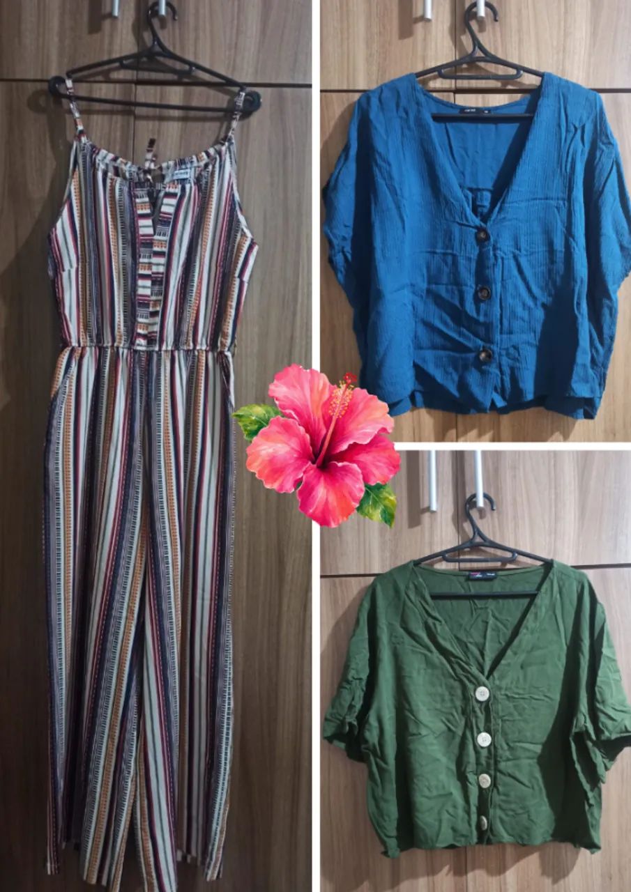 Lote de roupas plus size semi