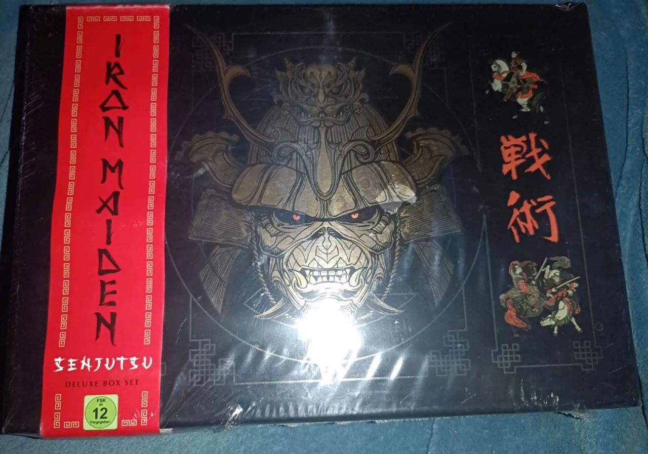 Iron Maiden senjutsu deluxe box cd Lp vinil disco virtual heavy