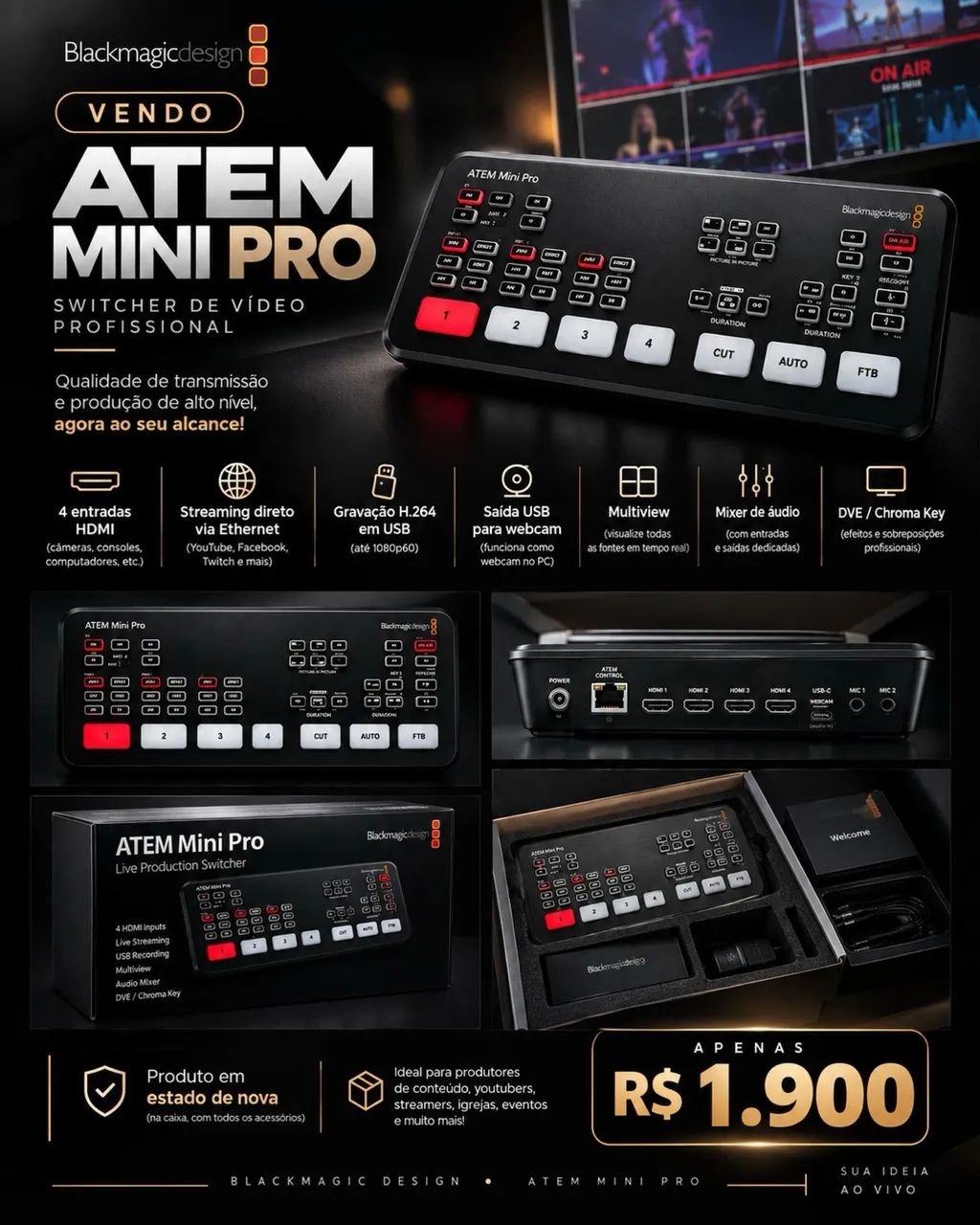 Atem mini pro 