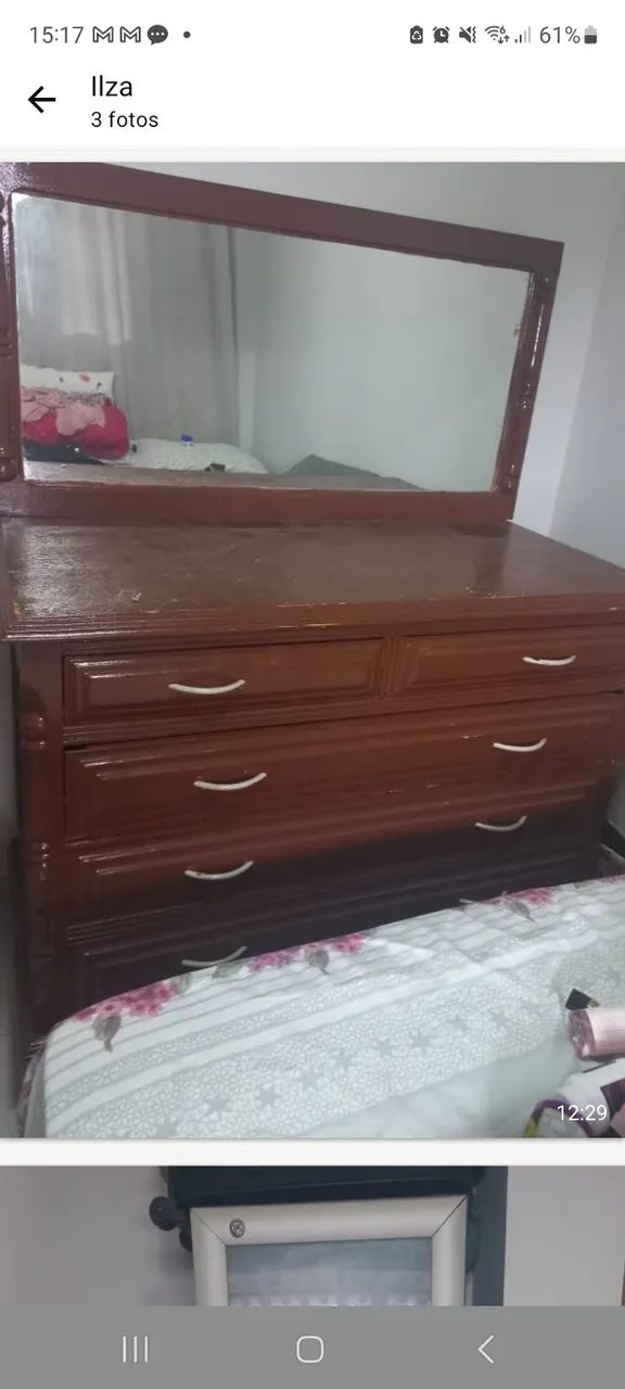 Cômoda com espelho 