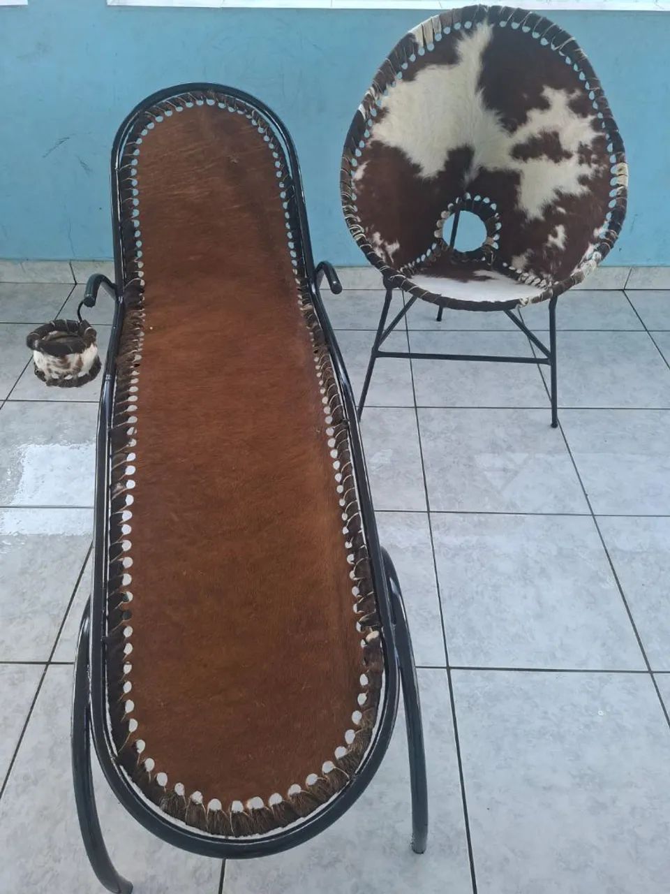 Cadeiras de couro artesanal  - Foto 2
