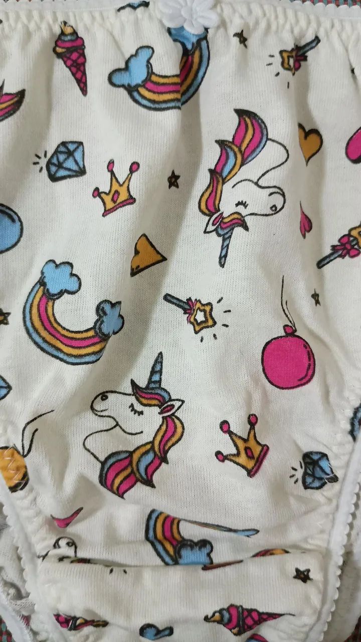 Calcinhas em algodão 100%. NOVAS! 