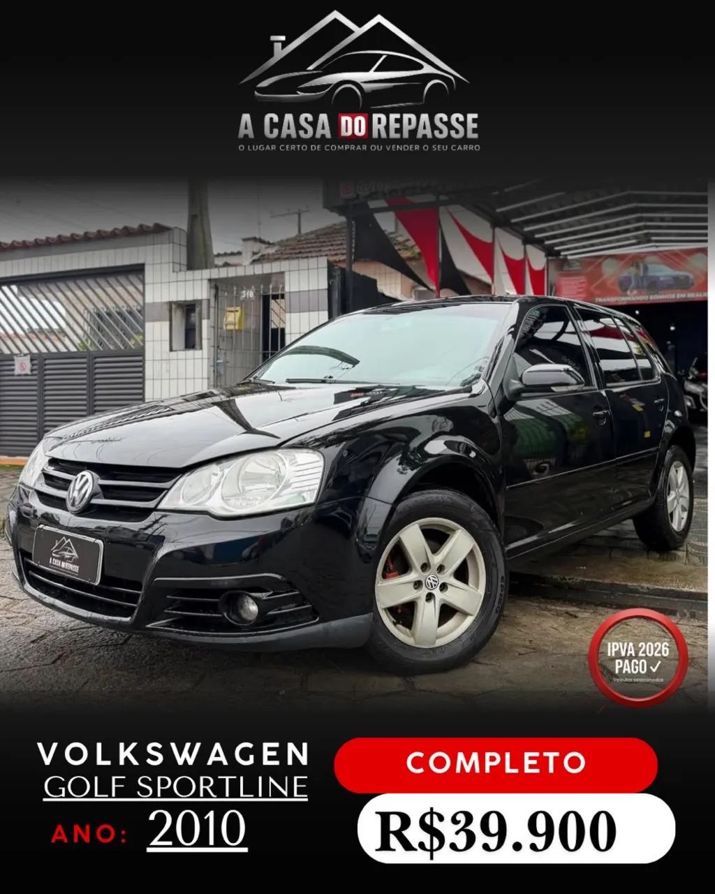 Volkswagen Golf Golf Sportline 1.6 Mi Total Flex 8V 4p 2010