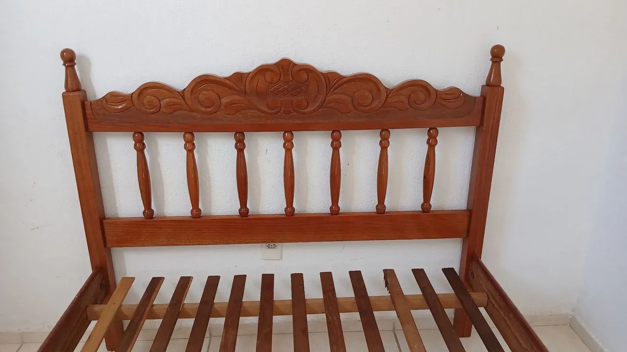 Cama madeira maciça  - Foto 3