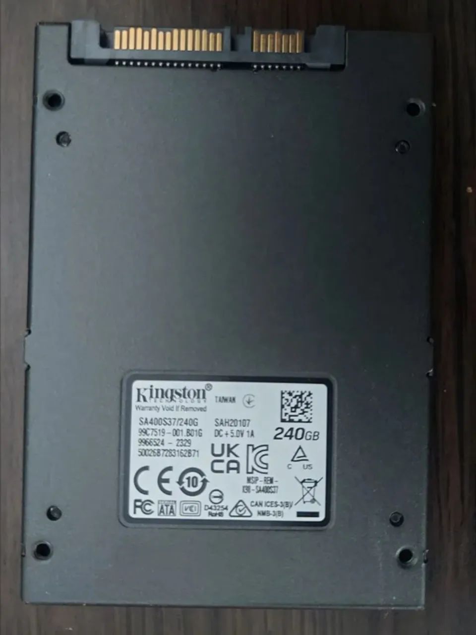 SSD Kingston SATA 240GB Alta Velocidade - Foto 2