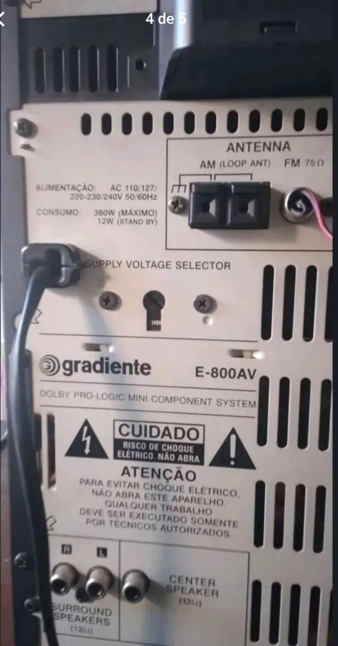 Central gradiente E800AV - Foto 5