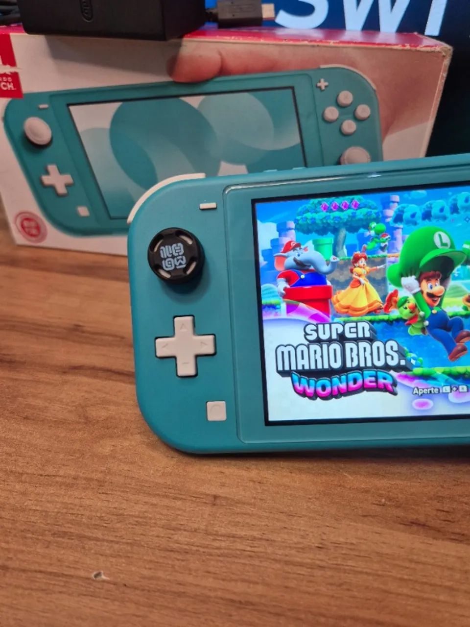 Nintendo switch lite desbloqueado completo na caixa, 128GB + 32GB