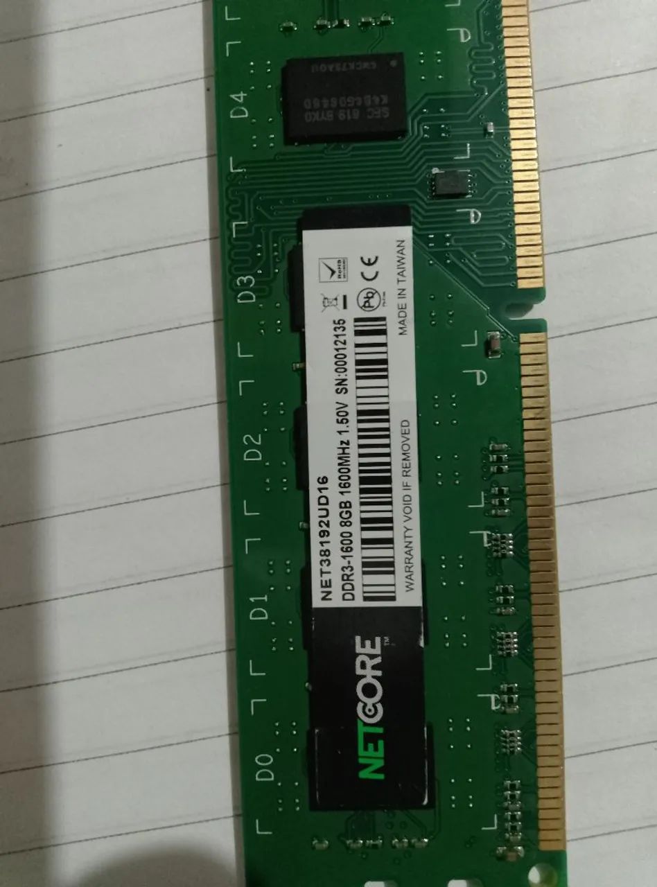 MEMÓRIA RAM 8GB e 4GB.. 2GB.... DESKTOP 