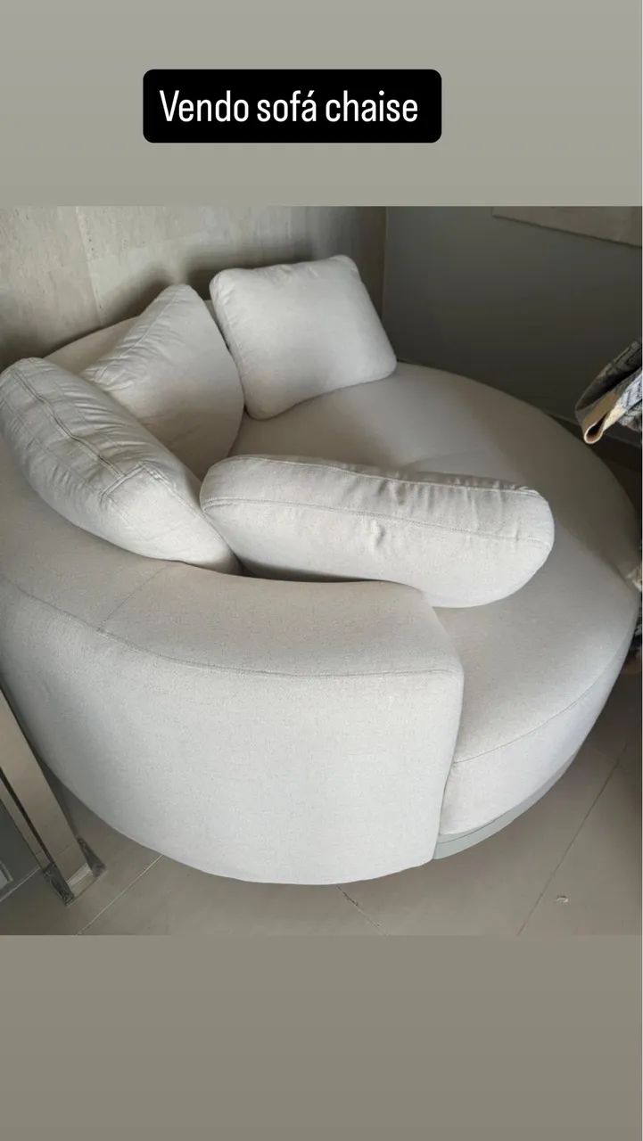 Sofá Chaise Redondo Marrocos Interiores - Design Moderno - Foto 2