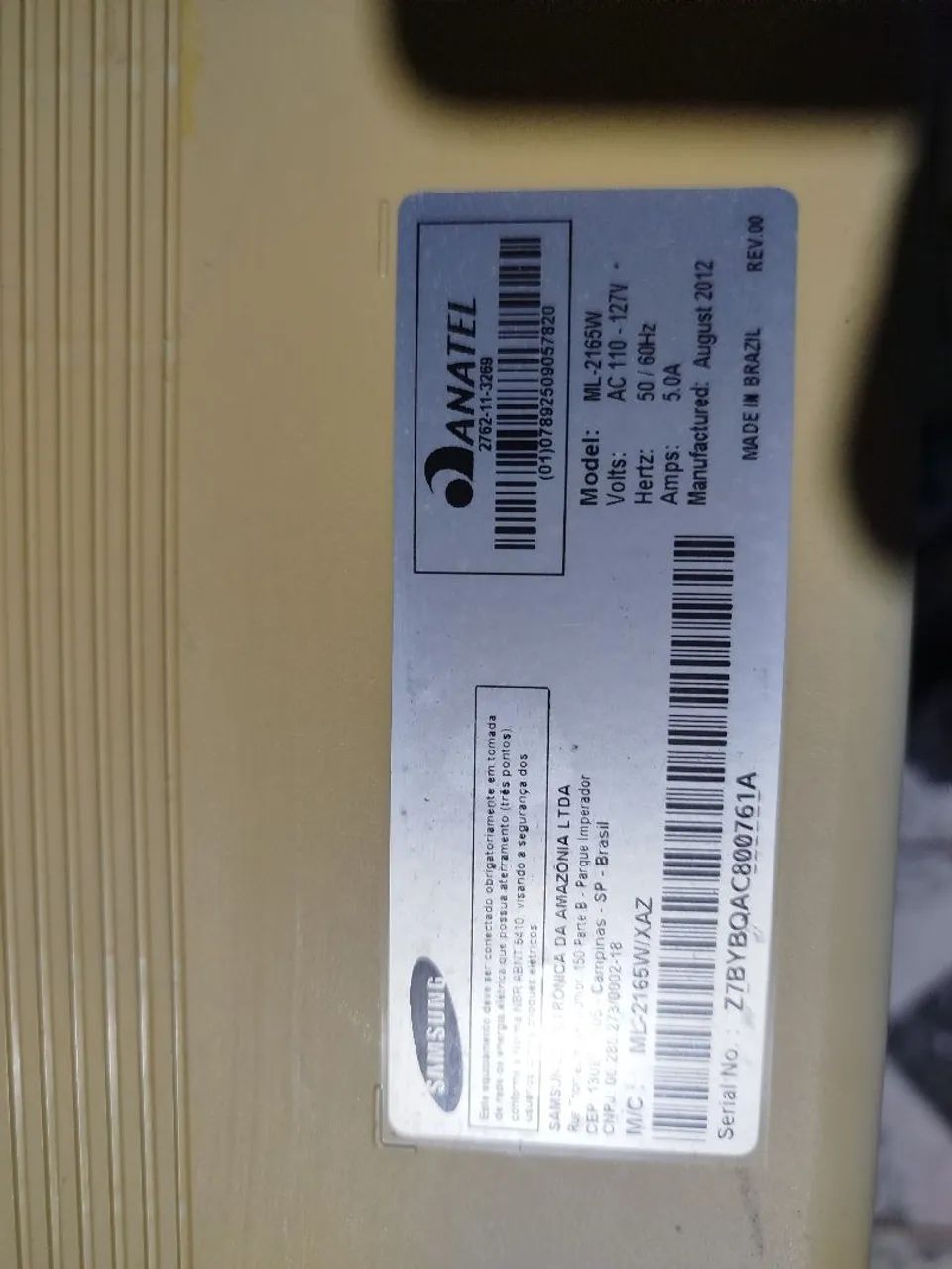 Impressora Samsung ML-2165W. Wi-fi - Foto 3