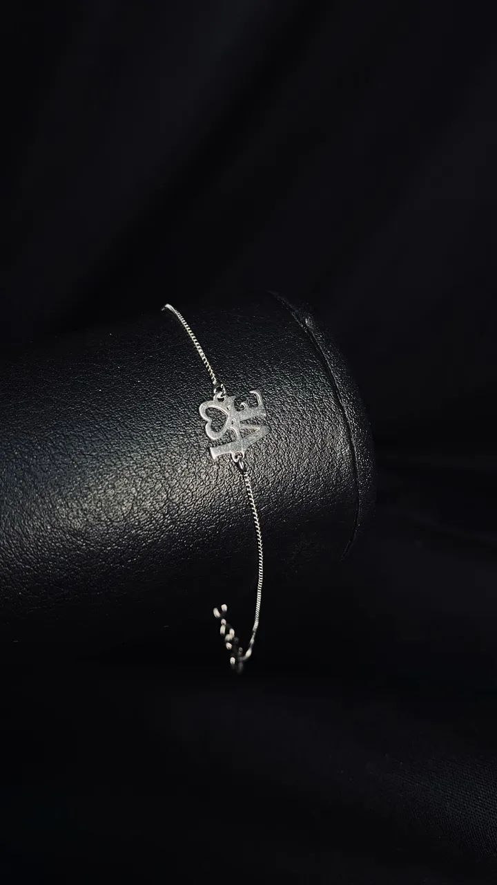 Pulseira de prata LOVE