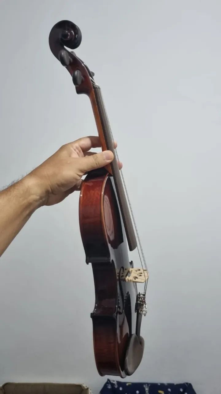Violino 4/4 Nhureson (Luthier Luiz Sebastião Rodrigues) - Ano 2010 - Estado de Novo - Foto 4