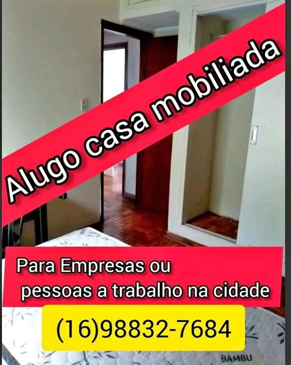 Casa mobiliada em Araraquara-SP 