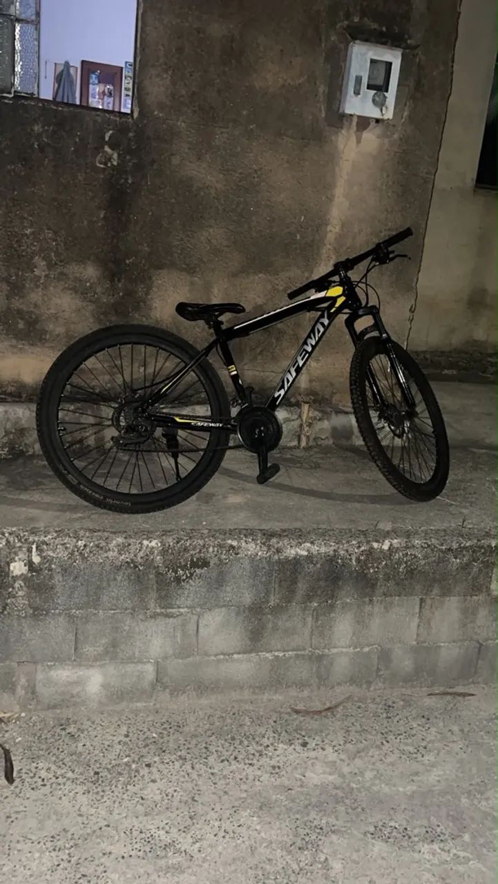 ? Bicicleta Aro 29 Safeway - Preta e Amarela - Foto 2