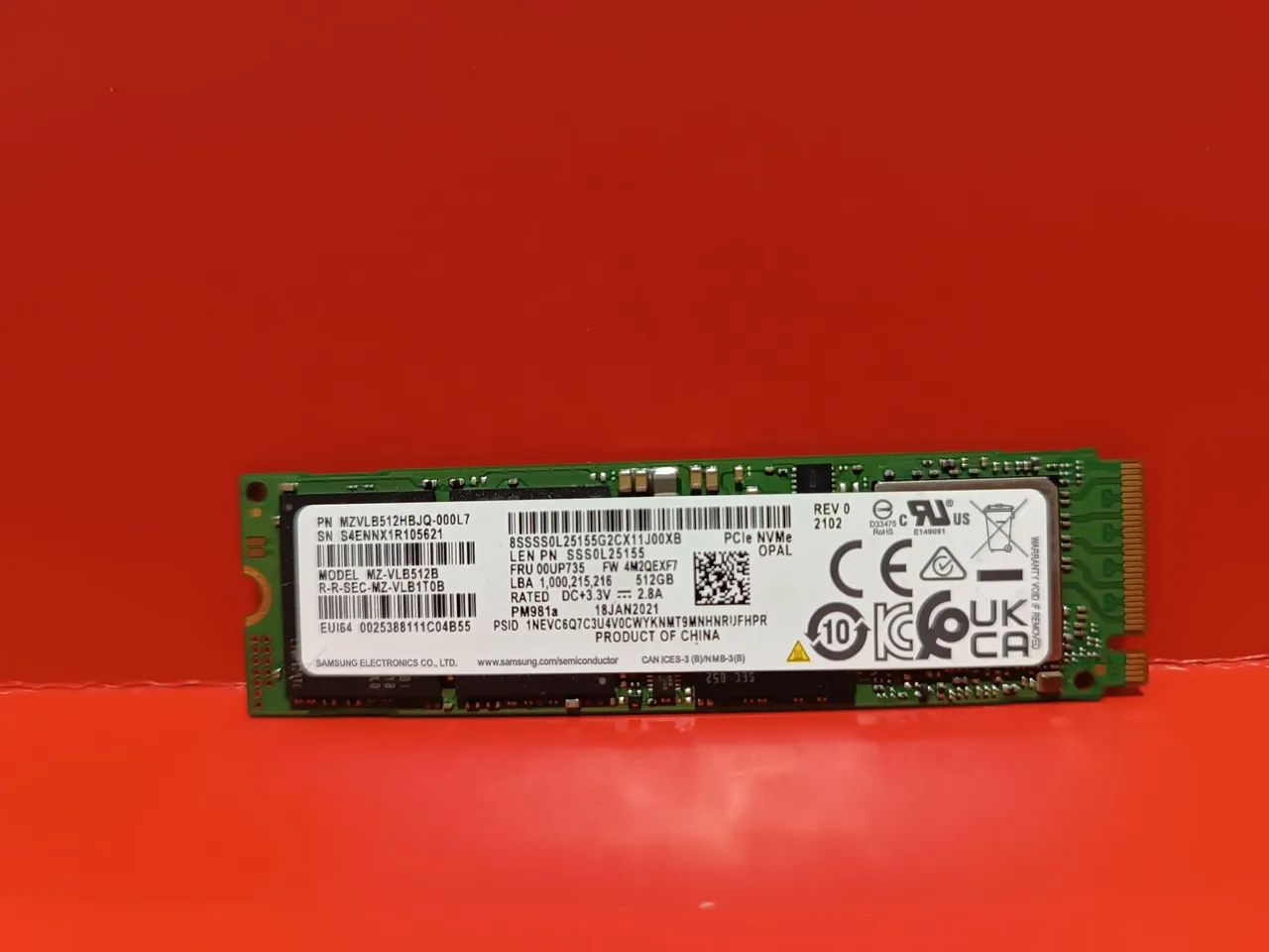 Ssd 512gb. Saúde 98%