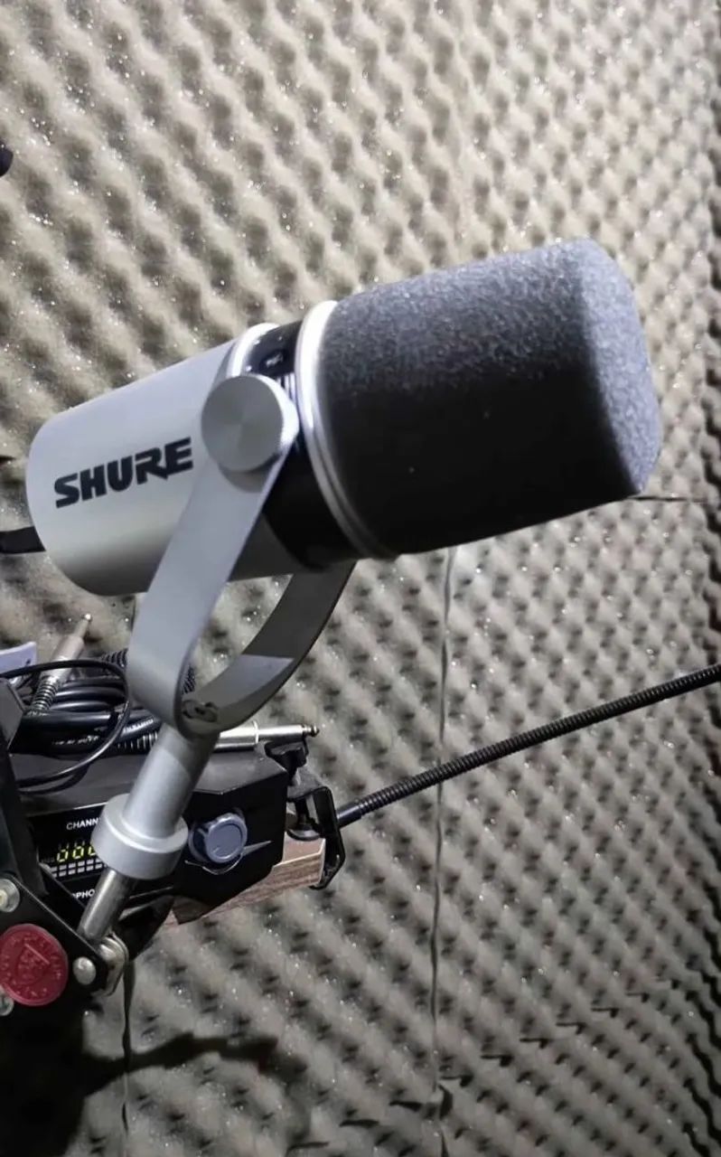 Microfone mv7 shure