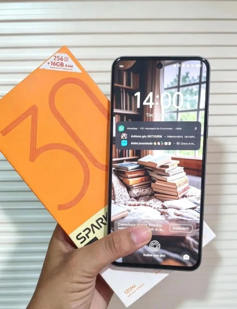 Vendo celular Tecno spark 30 pro 256 gb 16 de ram NFC novo completo  - Foto 2