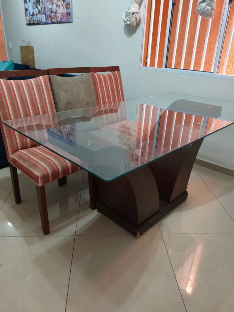 Mesa de jantar retangular 180,0 x 0,90 6 cadeiras - Foto 3