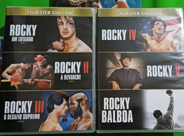 Box "Campeão": Rocky Balboa (A Saga Completa em 6 DVDs) - Foto 3