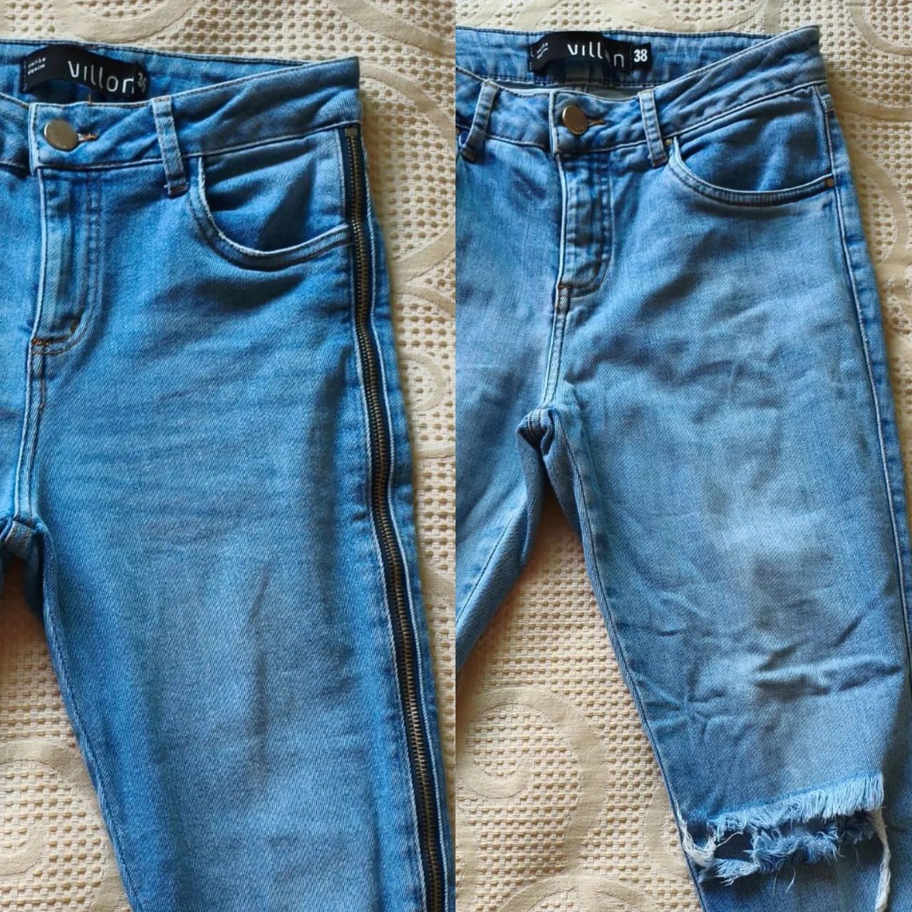 Kit com 2 Calças Jeans Villon Femininas