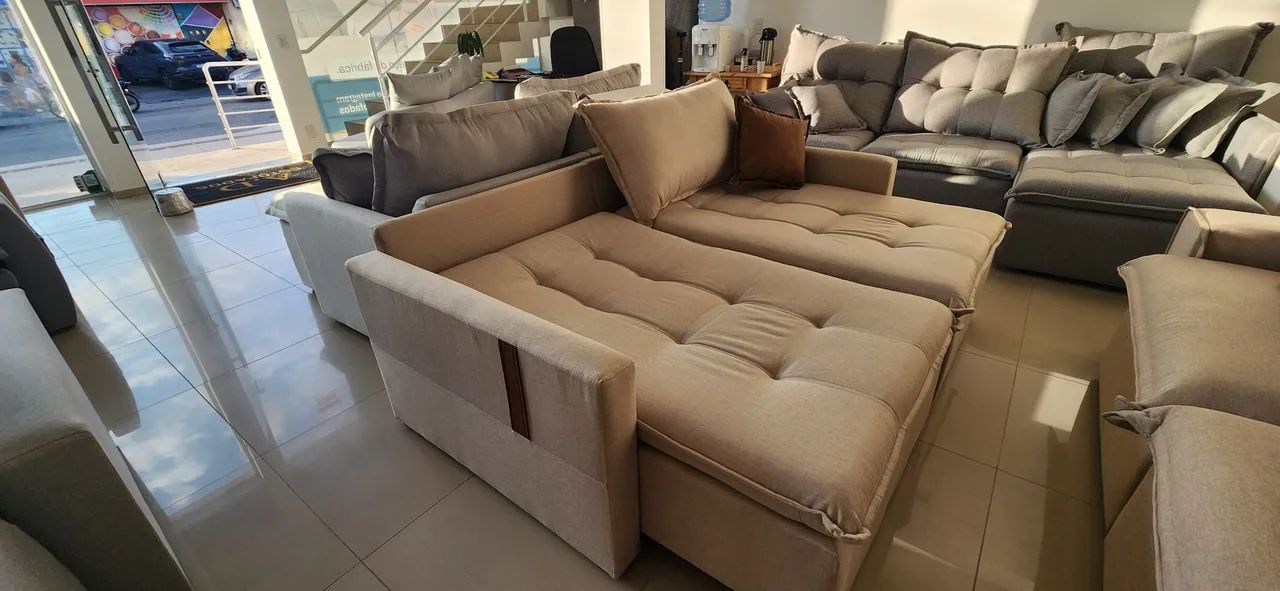 Sofá Retratil sem caixaria slim  - Foto 2