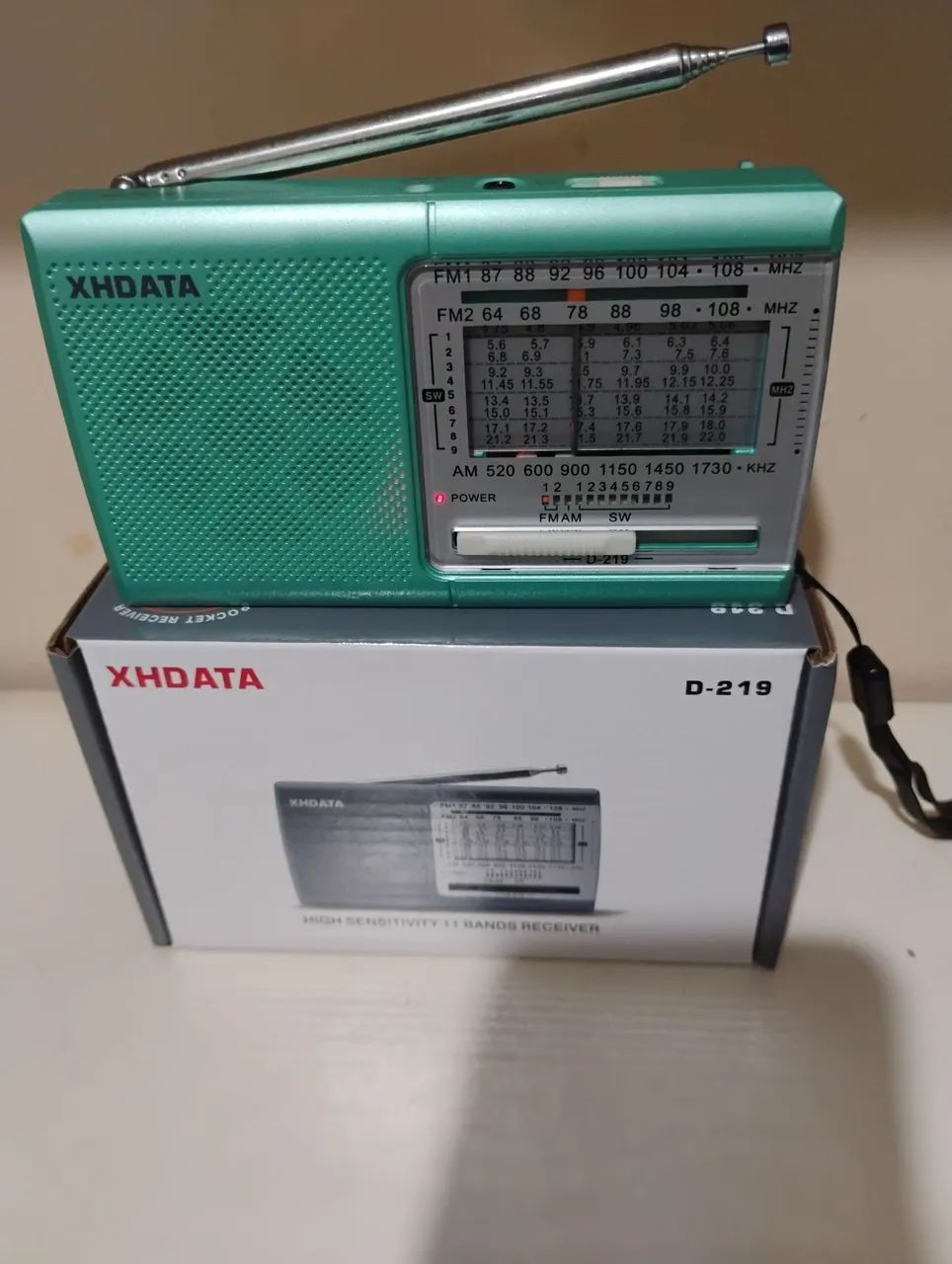 Rádio xhdata D 219 . versão 1khz  - Foto 2