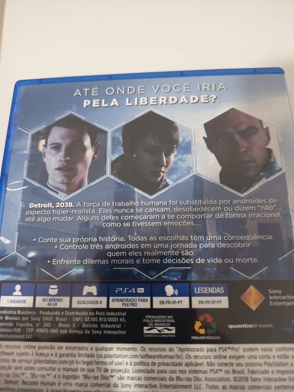 Detroit Become Human PS4 e PS5 com código  - Foto 4