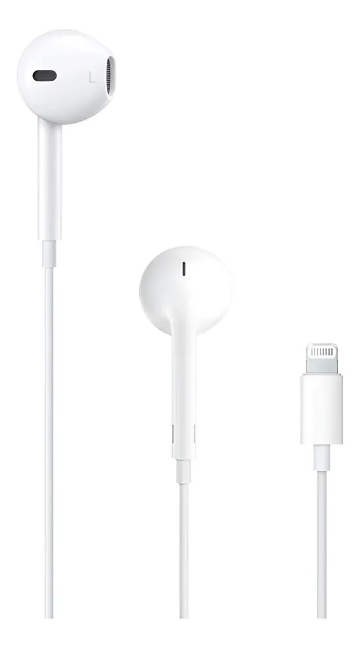 Fone de Ouvido Apple EarPods Intra-Auricular com Conector Lightning Branco
